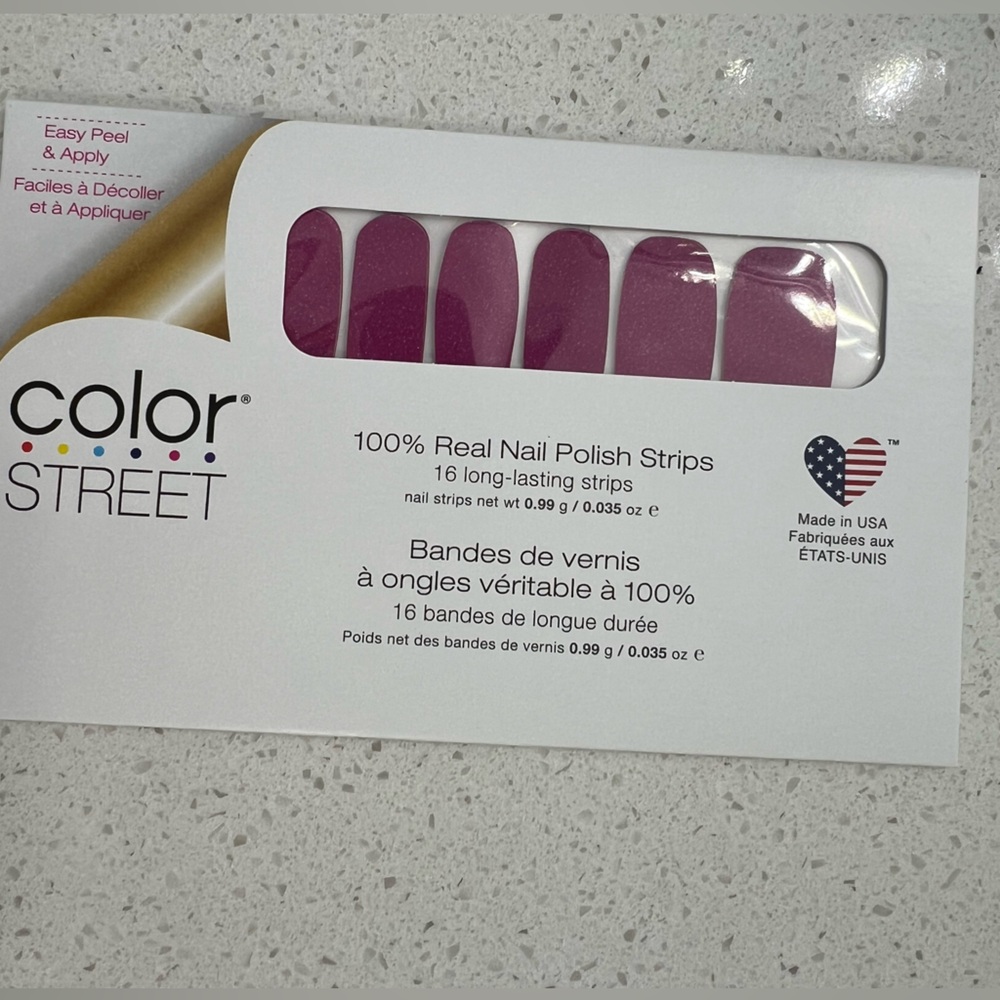 Color Street Berry Blazer Nail Polish Strips
